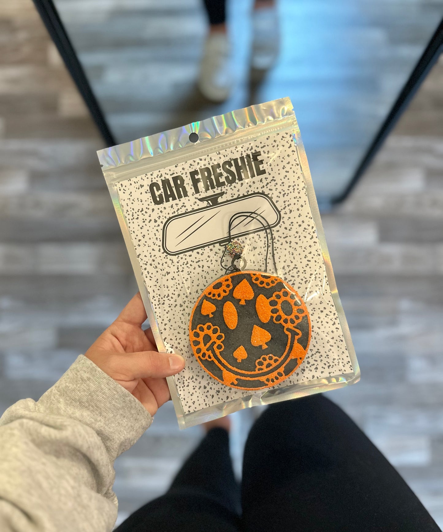 Western Smiley (Orange) || Car Freshie
