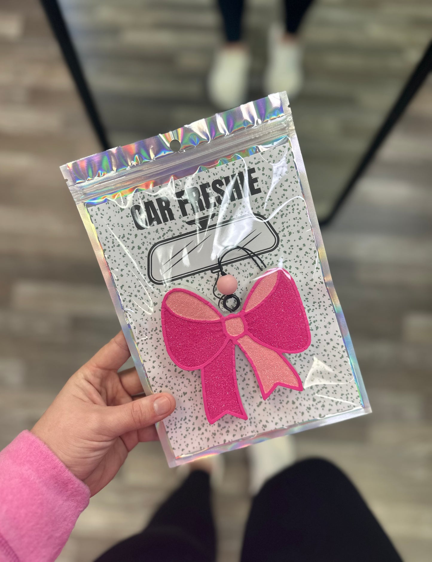 RTS || Bow (Pink + Light Pink) || Car Freshie