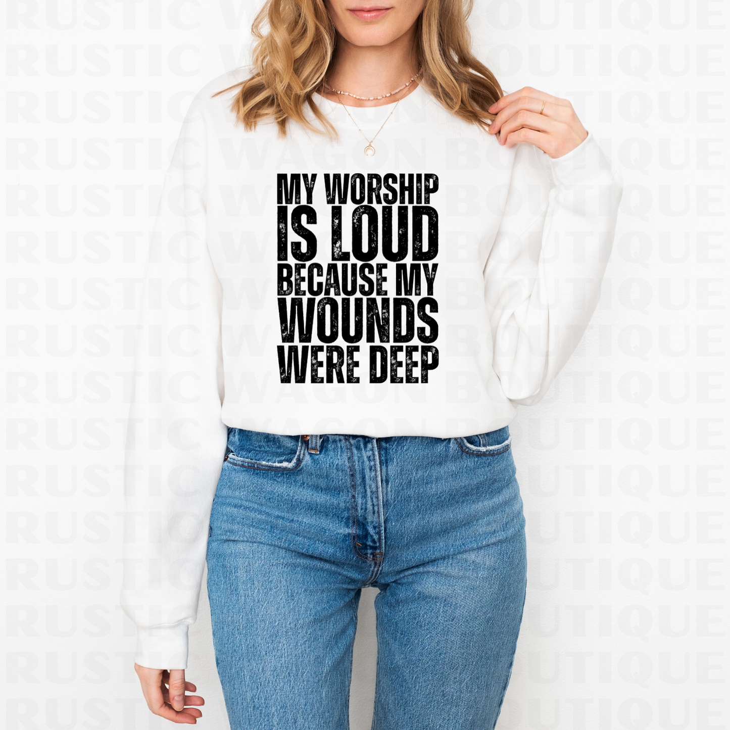 My Worship Is Loud || Graphic Crewneck + Tee