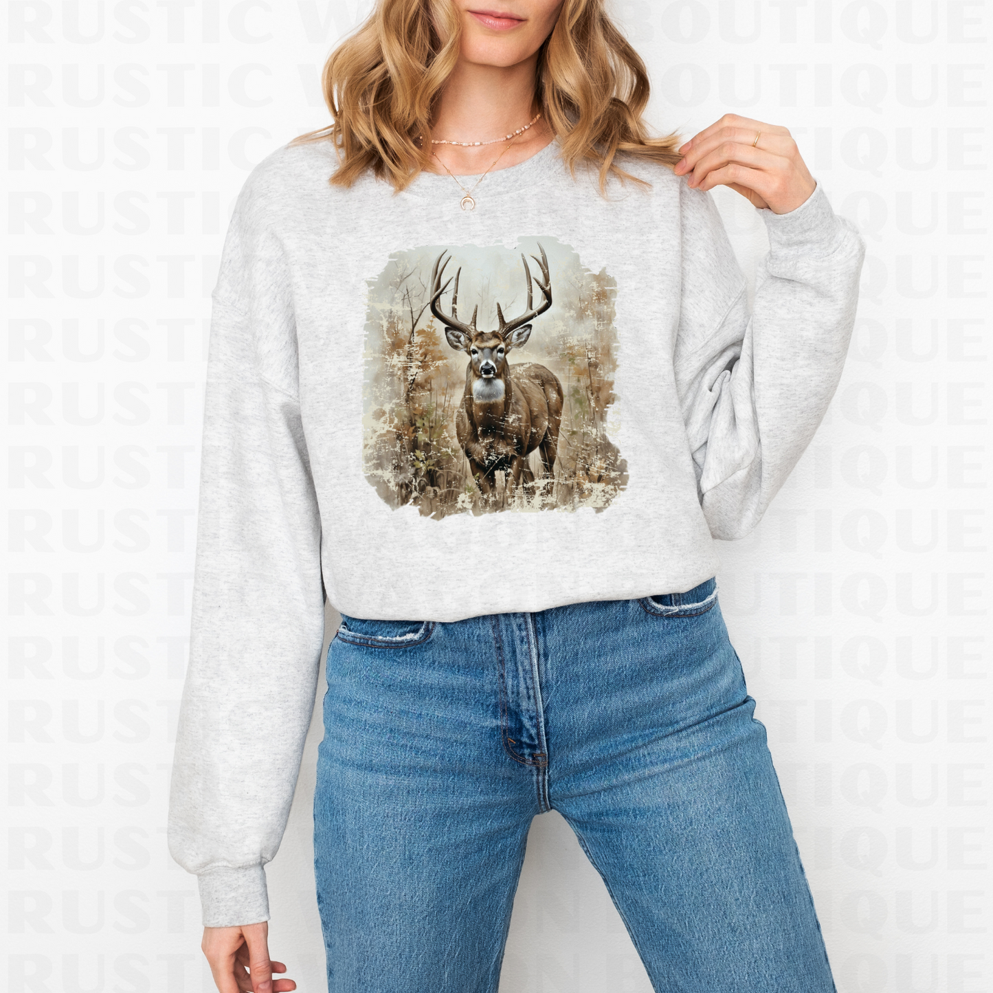 Vintage Deer || Graphic Crewneck + Tee
