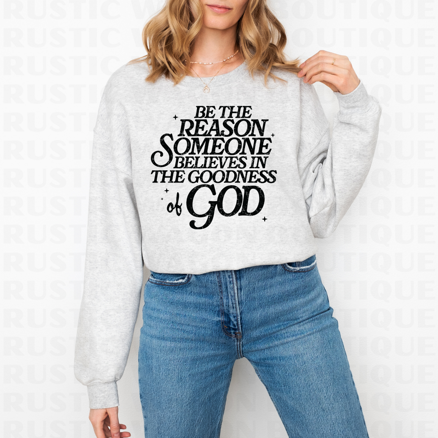 Be The Reason - Black || Graphic Crewneck + Tee