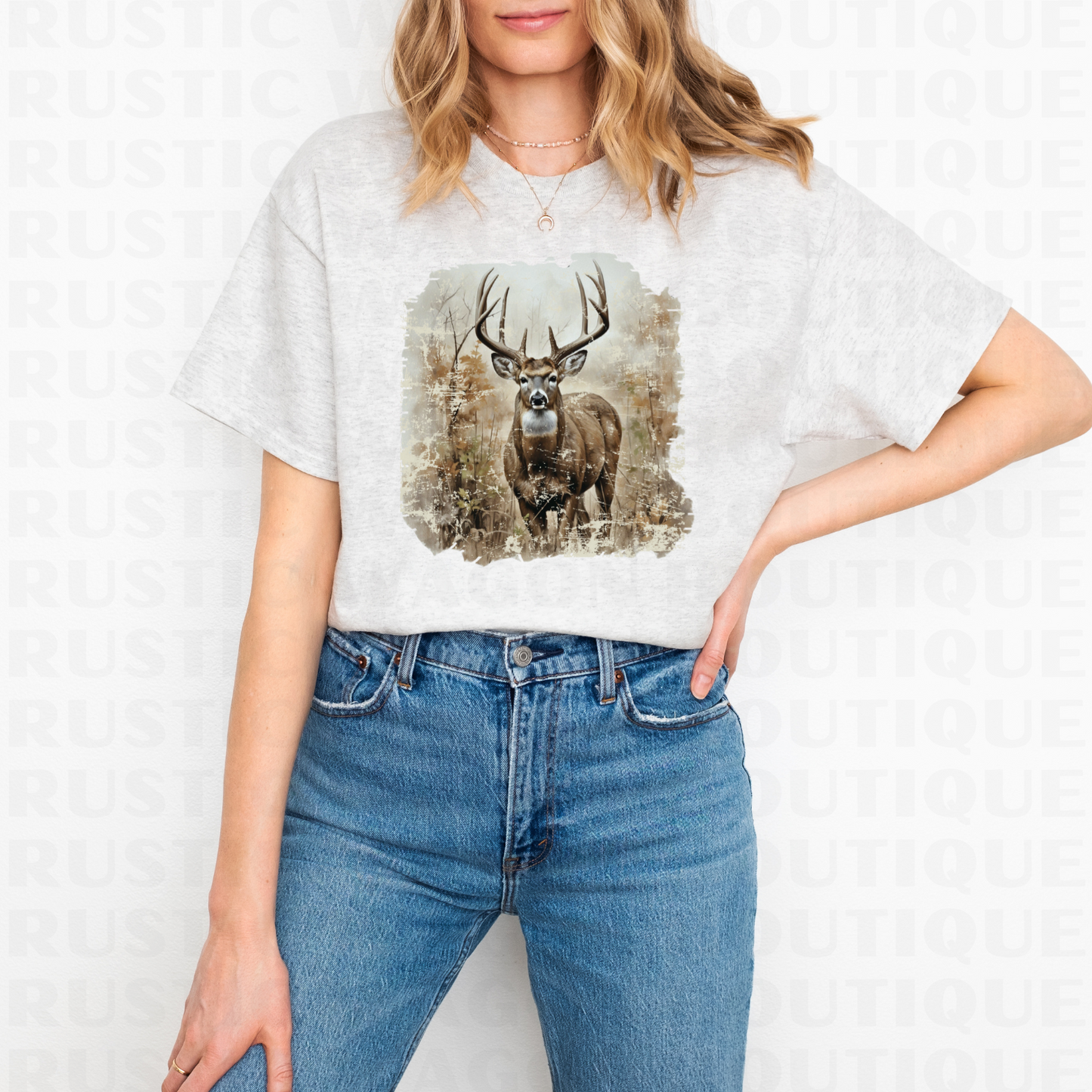 Vintage Deer || Graphic Crewneck + Tee