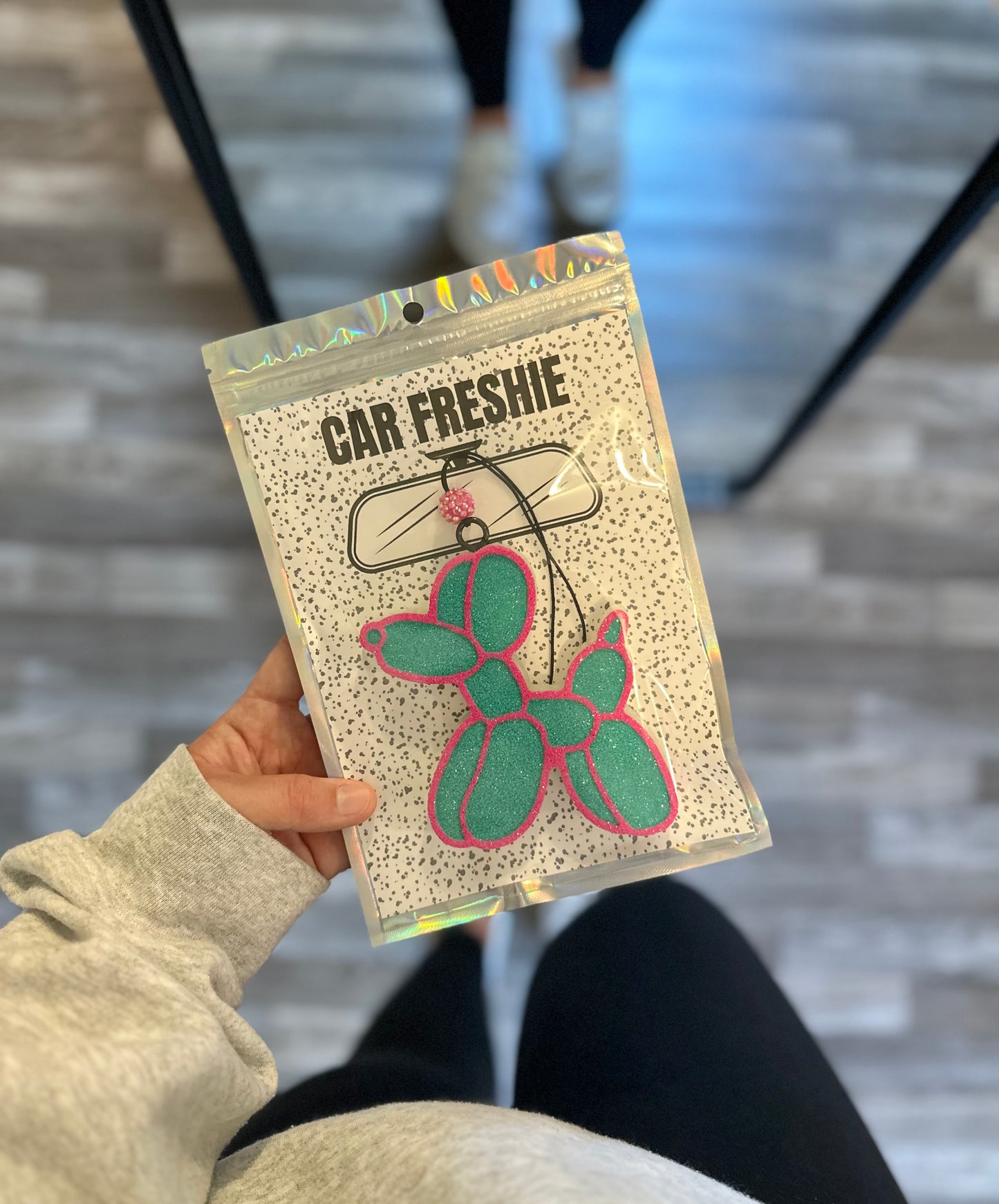 Balloon Animal (Pink + Teal) || Car Freshie