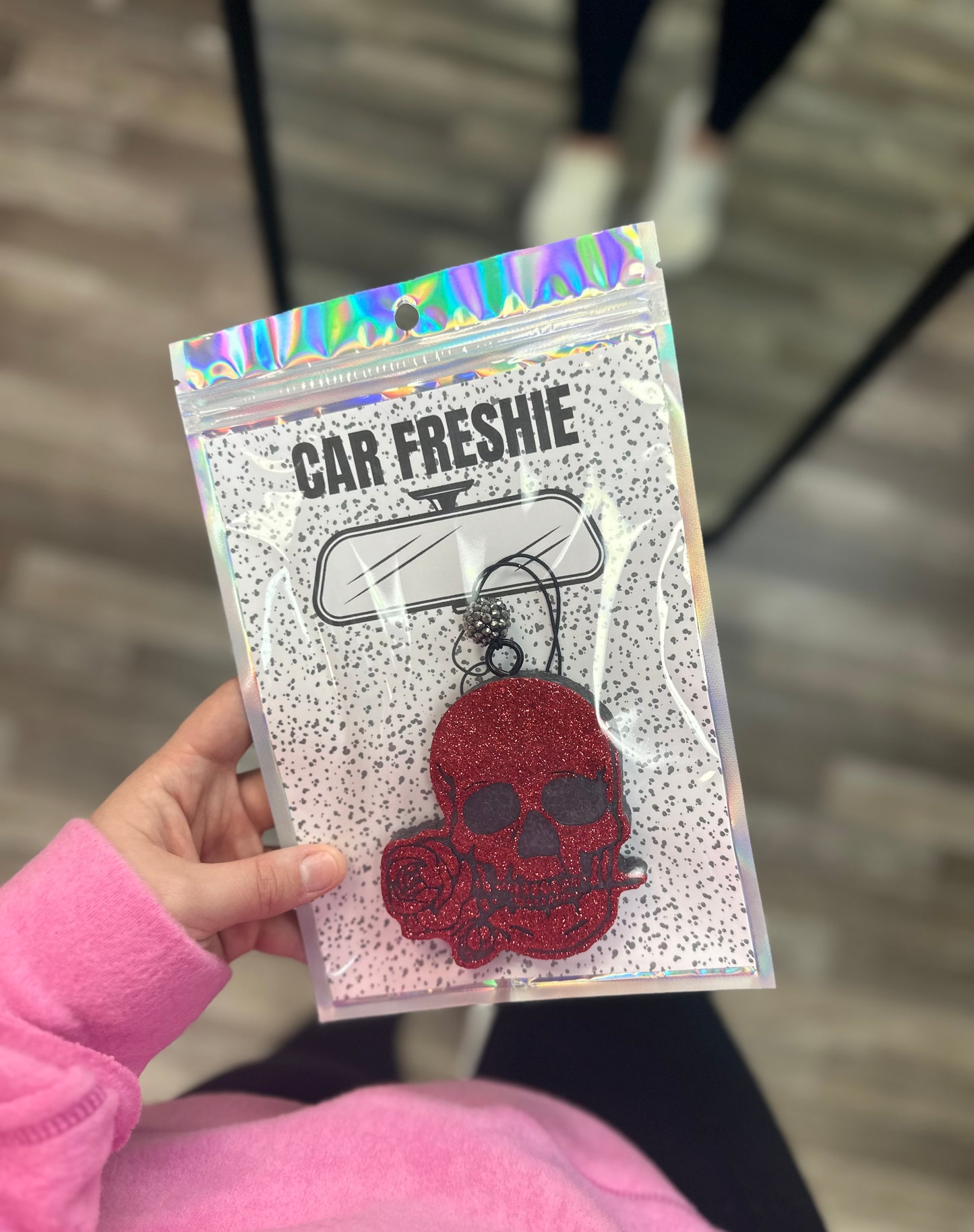 Skull & Rose (Red) || Car Freshie