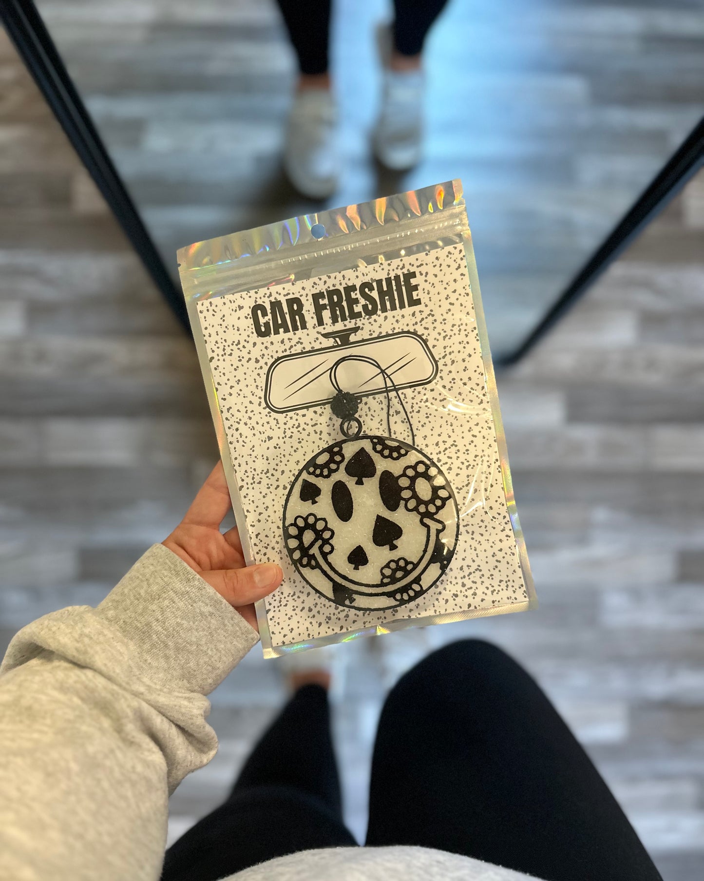 Western Smiley (Black) || Car Freshie