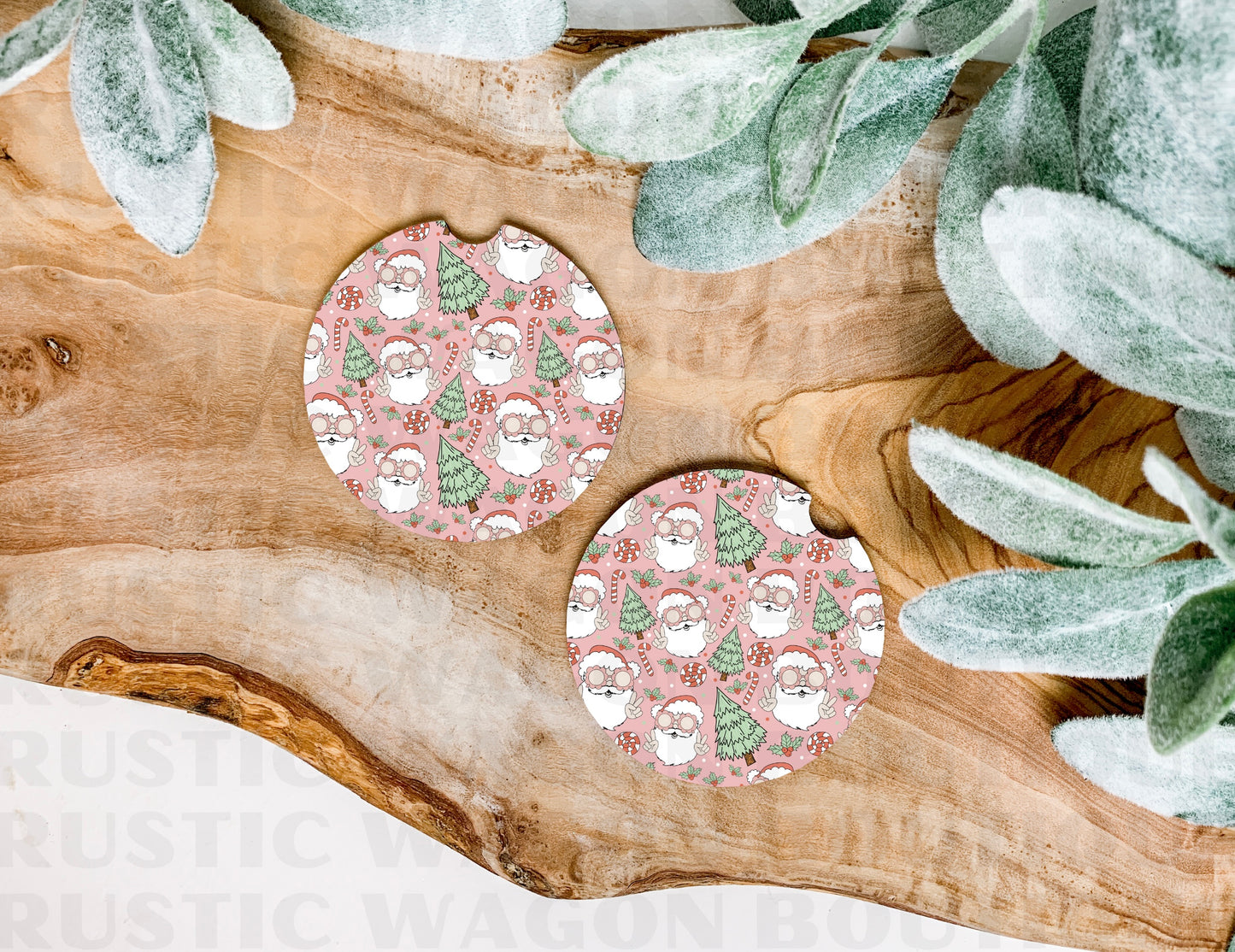 Peace Santa || Car Coasters