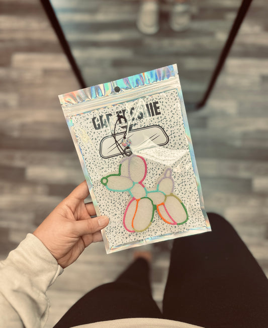 Balloon Animal (Rainbow) || Car Freshie
