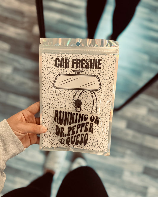 RTS || Dr Pepper & Queso (Black) || Car Freshie