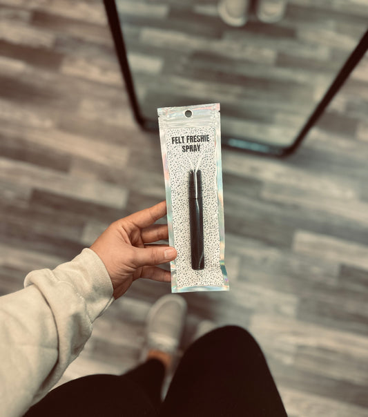 Mahogany Teakwood || Felt Freshie Spray