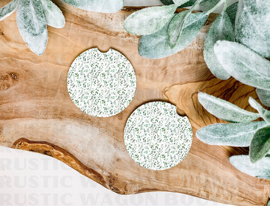 Greenery || Car Coasters