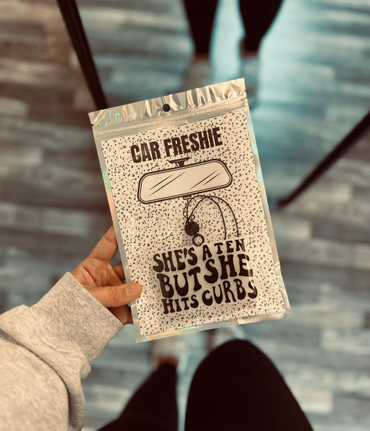 RTS || Hits Curbs (Black) || Car Freshie