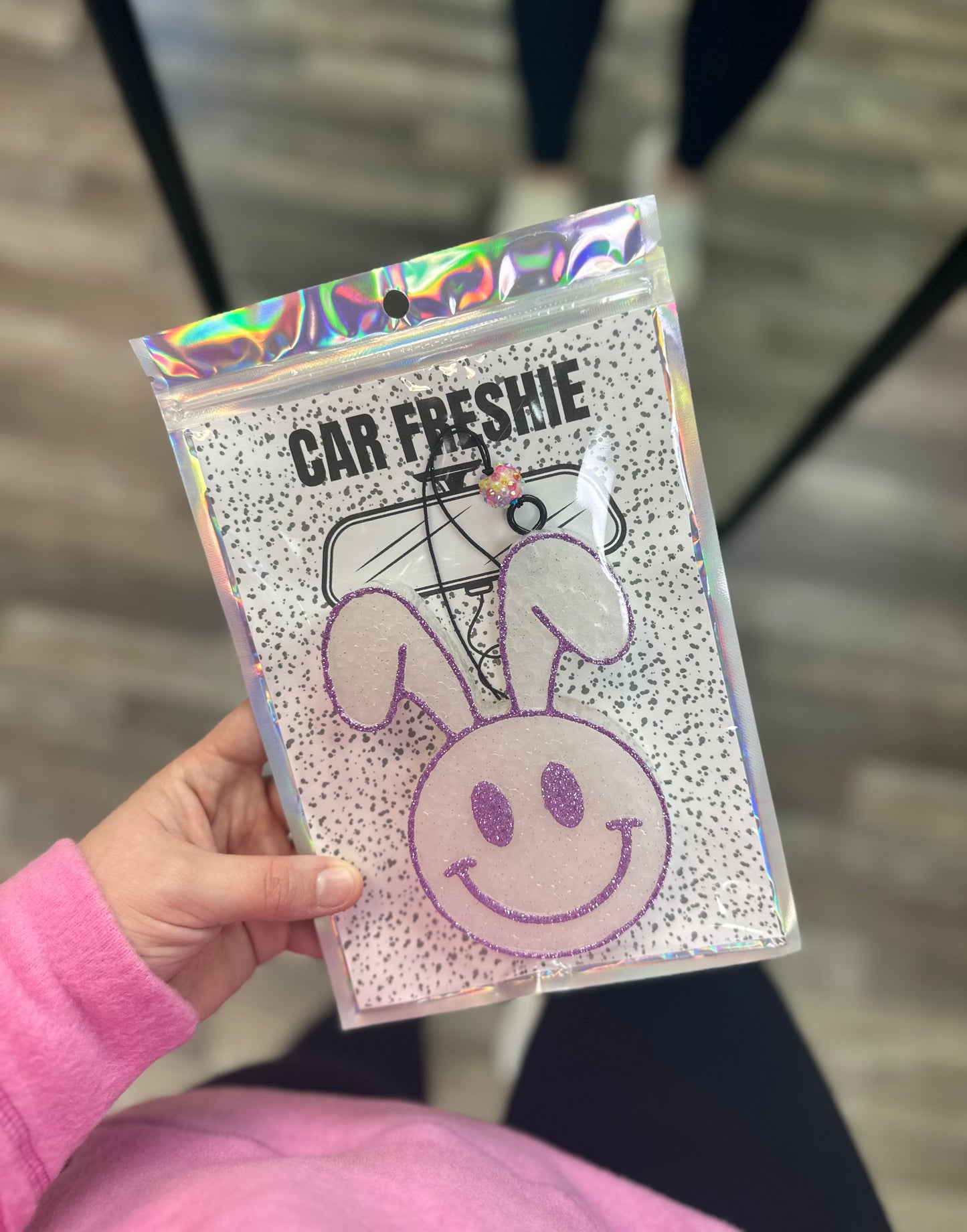 Smiley Bunny (Purple) || Car Freshie