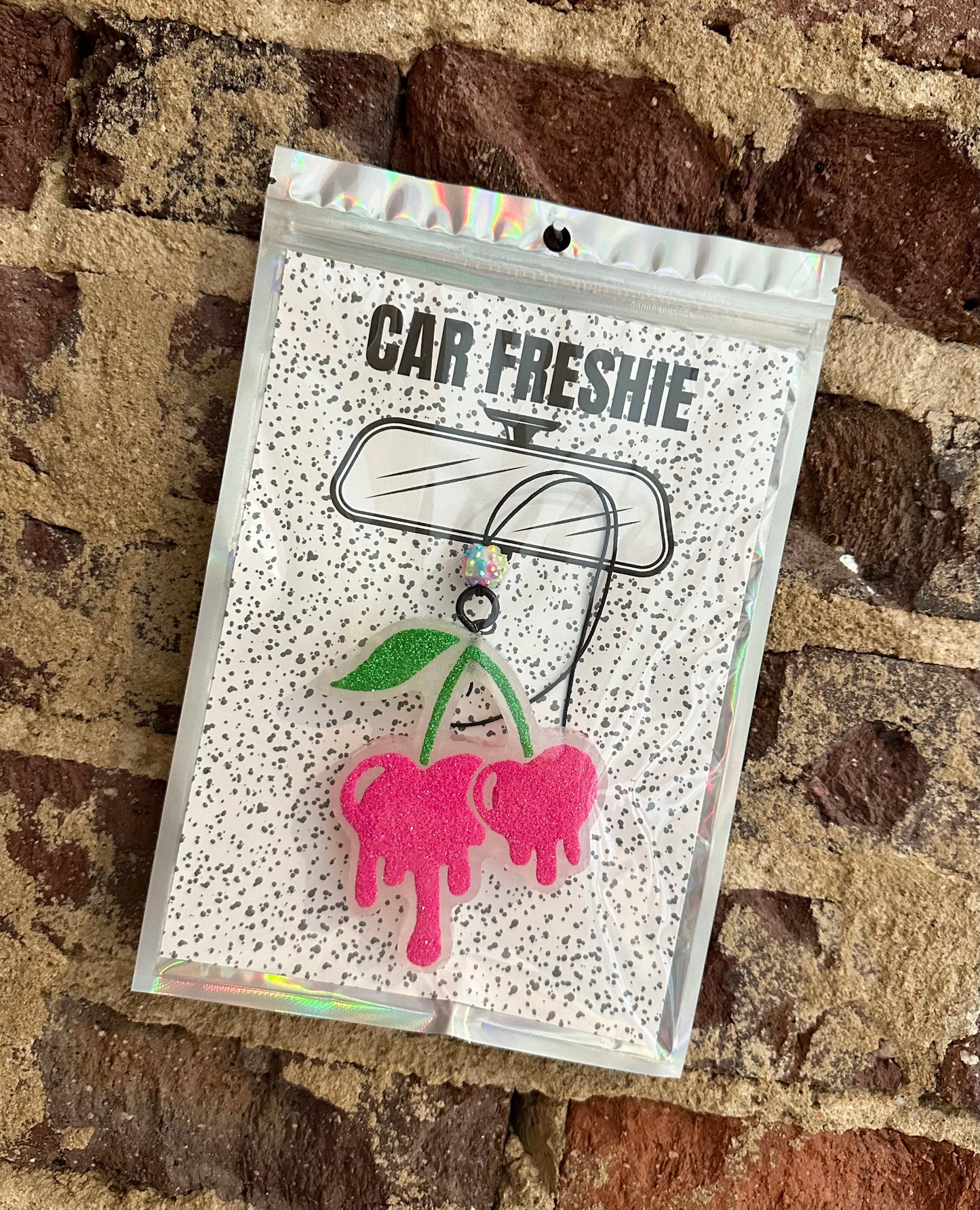 PREORDER : Cherries (Pink + Green) || Car Freshie