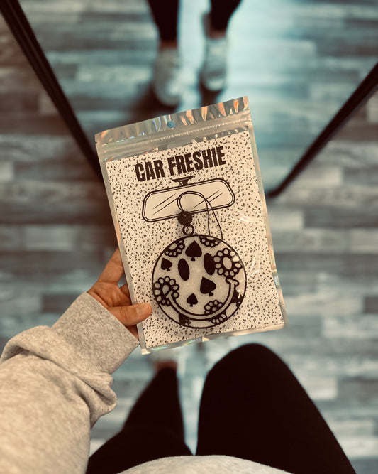Western Smiley (Black) || Car Freshie