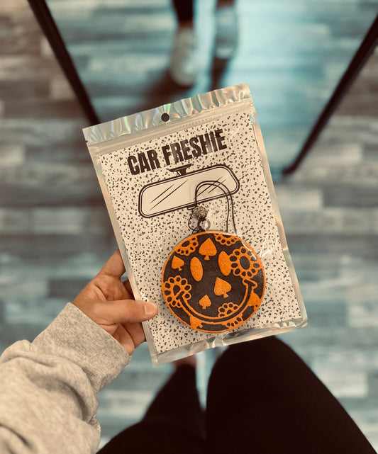 Western Smiley (Orange) || Car Freshie