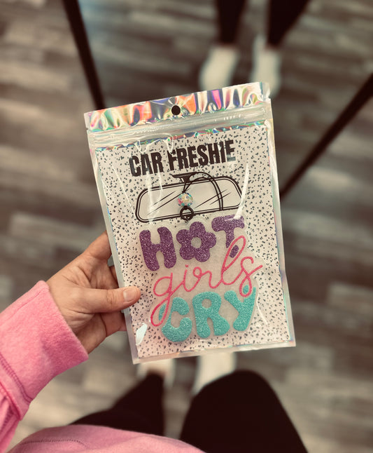 Hot Girls Cry (Purple, Pink + Mint) || Car Freshie