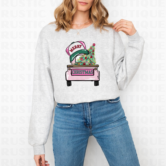 Merry Christmas Truck || Graphic Crewneck + Tee