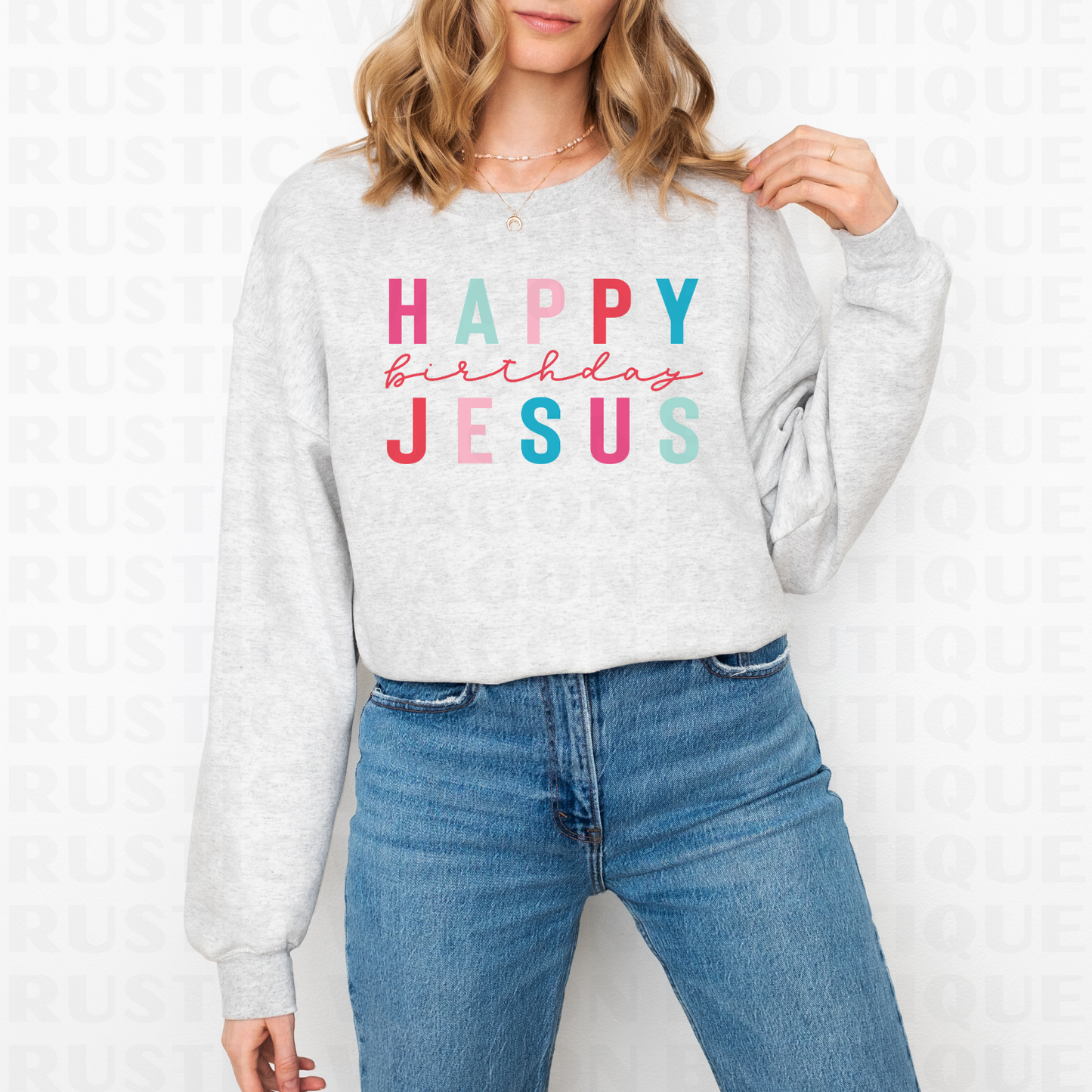 Happy Birthday Jesus || Graphic Crewneck + Tee