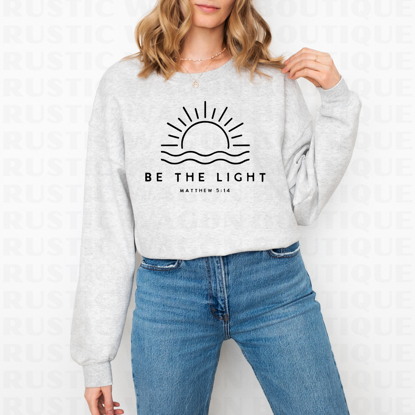 Be The Light (Matthew 5:14) || Graphic Crewneck + Tee