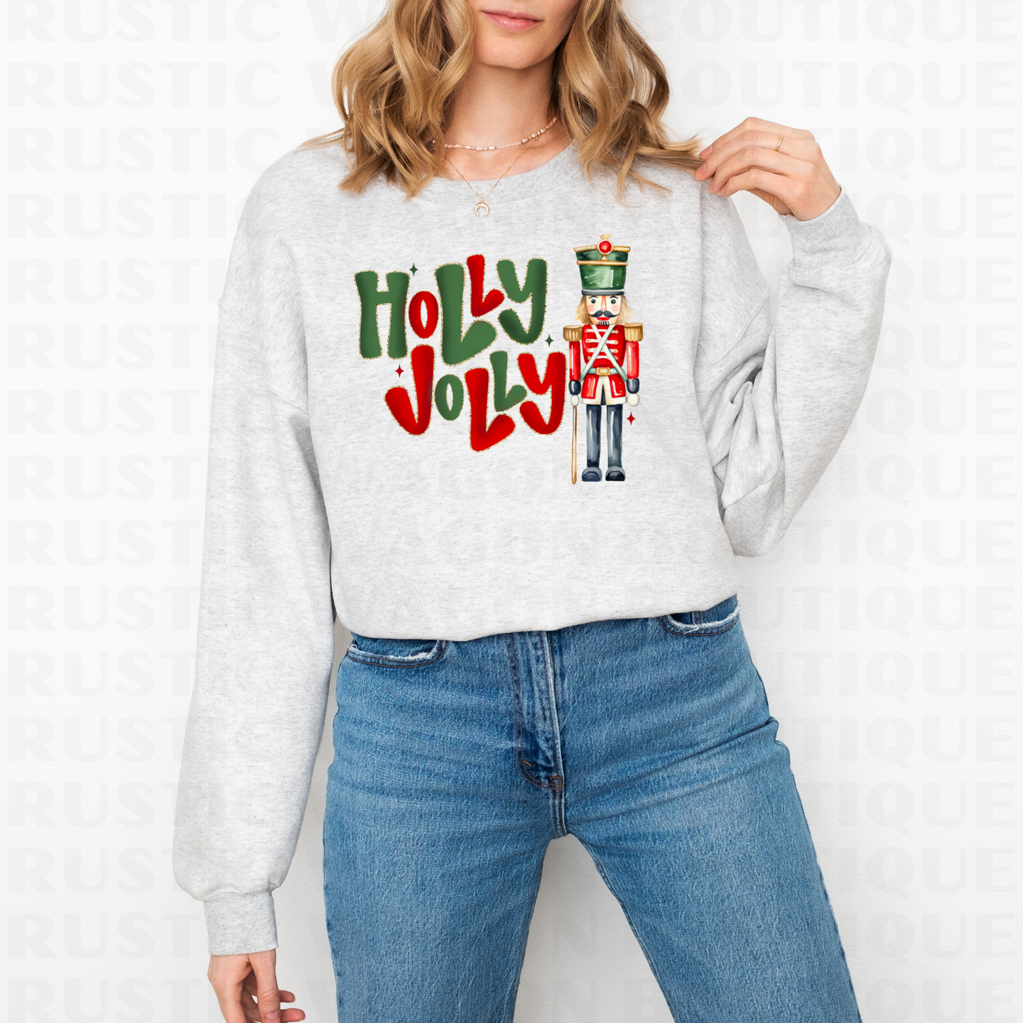 Holly Jolly Nutcracker || Graphic Crewneck + Tee