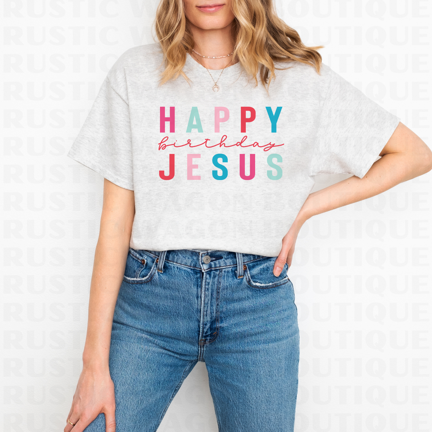 Happy Birthday Jesus || Graphic Crewneck + Tee