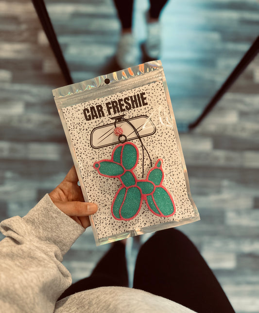 RTS || Balloon Animal (Pink + Teal) || Car Freshie