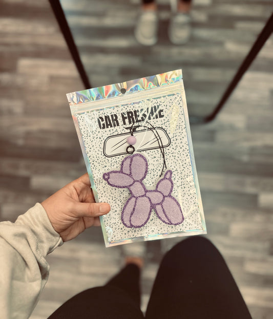 Balloon Animal (Purple) || Car Freshie