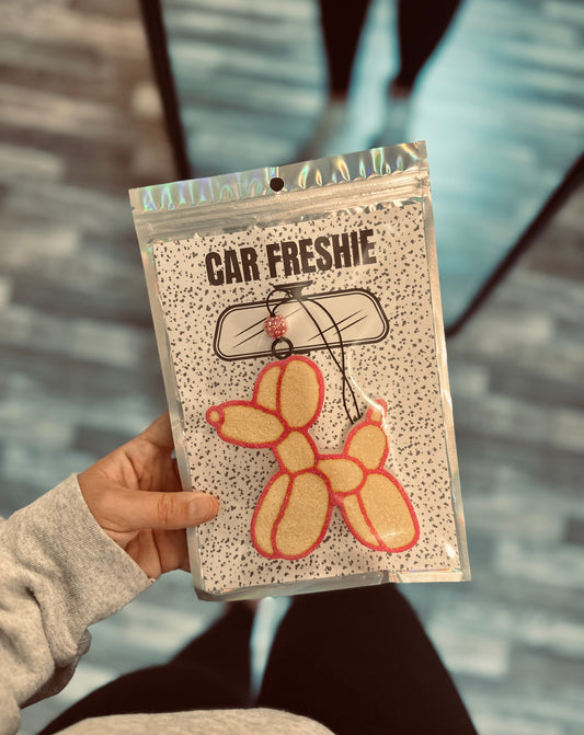 RTS || Balloon Animal (Pink + Lime) || Car Freshie