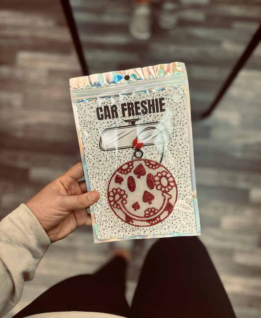 Western Smiley (Red) || Car Freshie