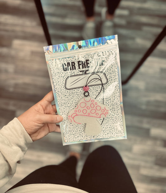 Mushroom (Pink) || Car Freshie