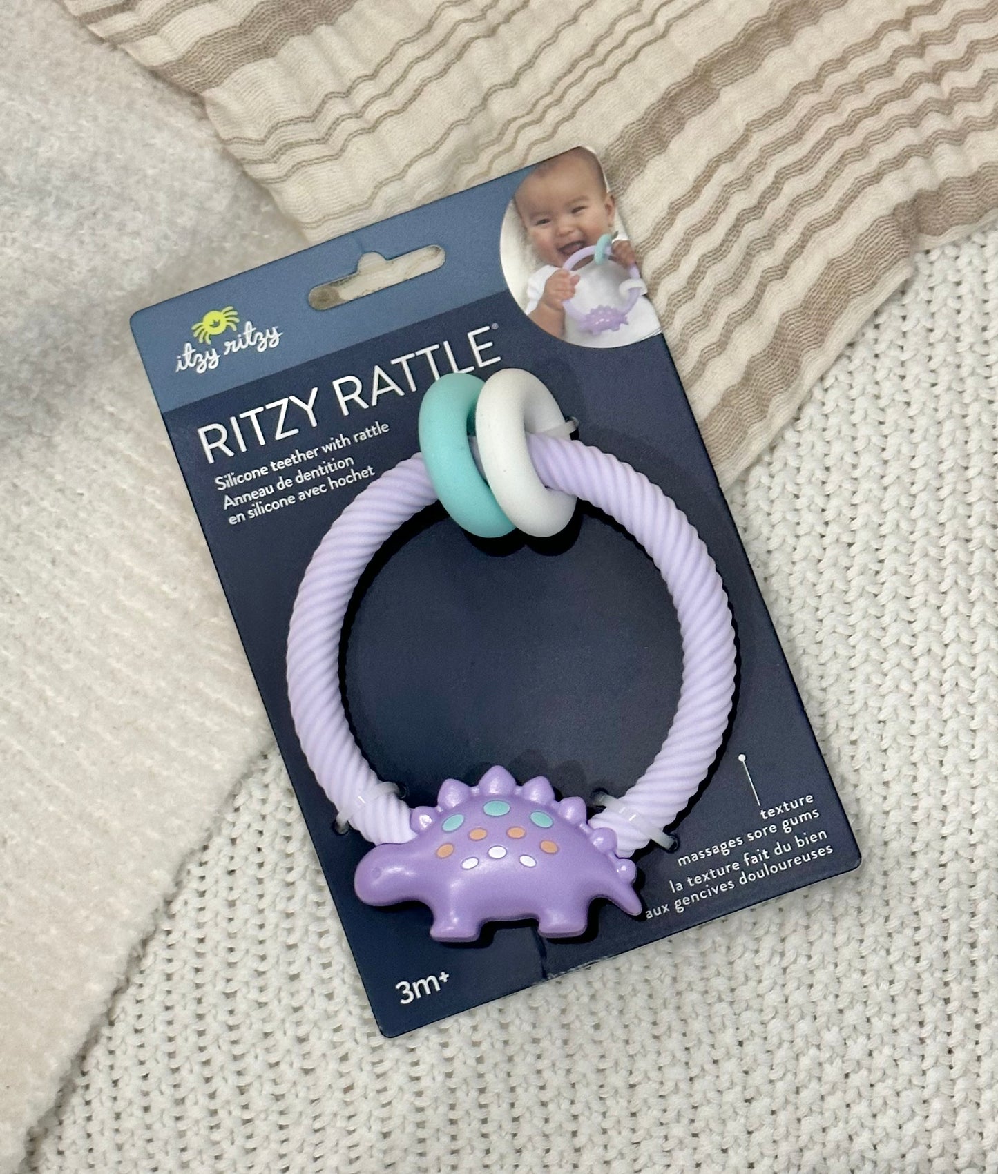 Ritzy Rattle™" Silicone Teether Rattles