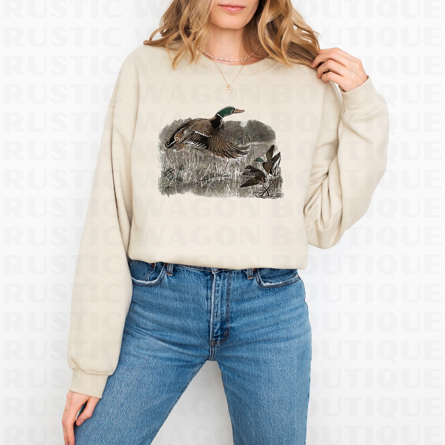 Vintage Duck || Graphic Crewneck + Tee