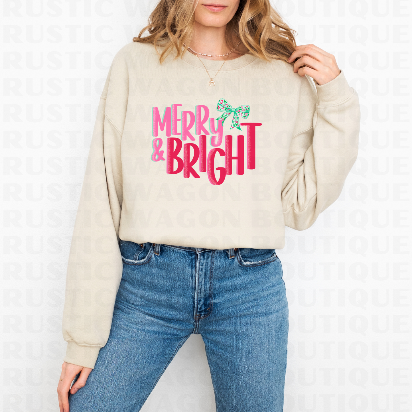 Coquette Merry & Bright || Graphic Crewneck + Tee