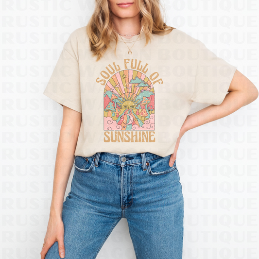 Soul Full Of Sunshine || Graphic Crewneck + Tee