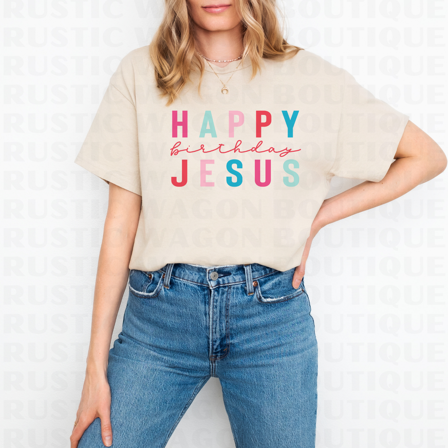 Happy Birthday Jesus || Graphic Crewneck + Tee