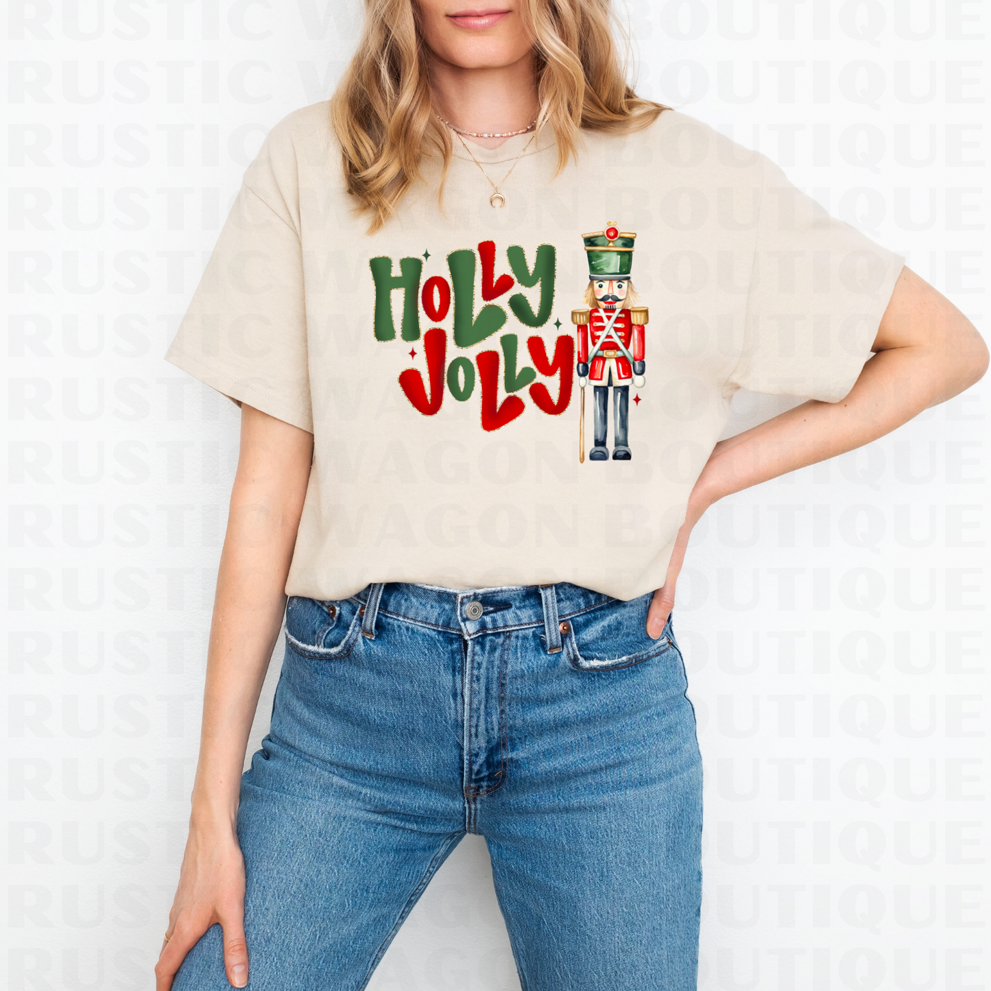 Holly Jolly Nutcracker || Graphic Crewneck + Tee