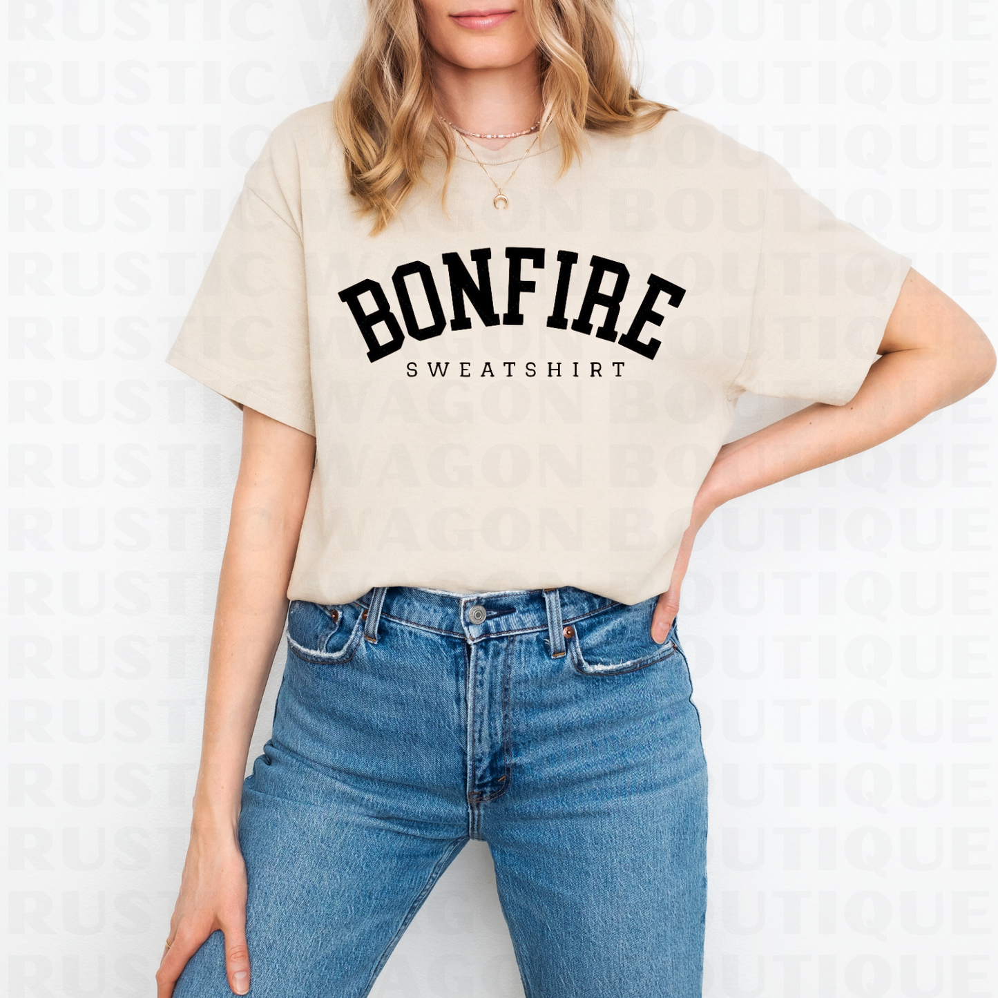 Bonfire Sweatshirt || Graphic Crewneck + Tee