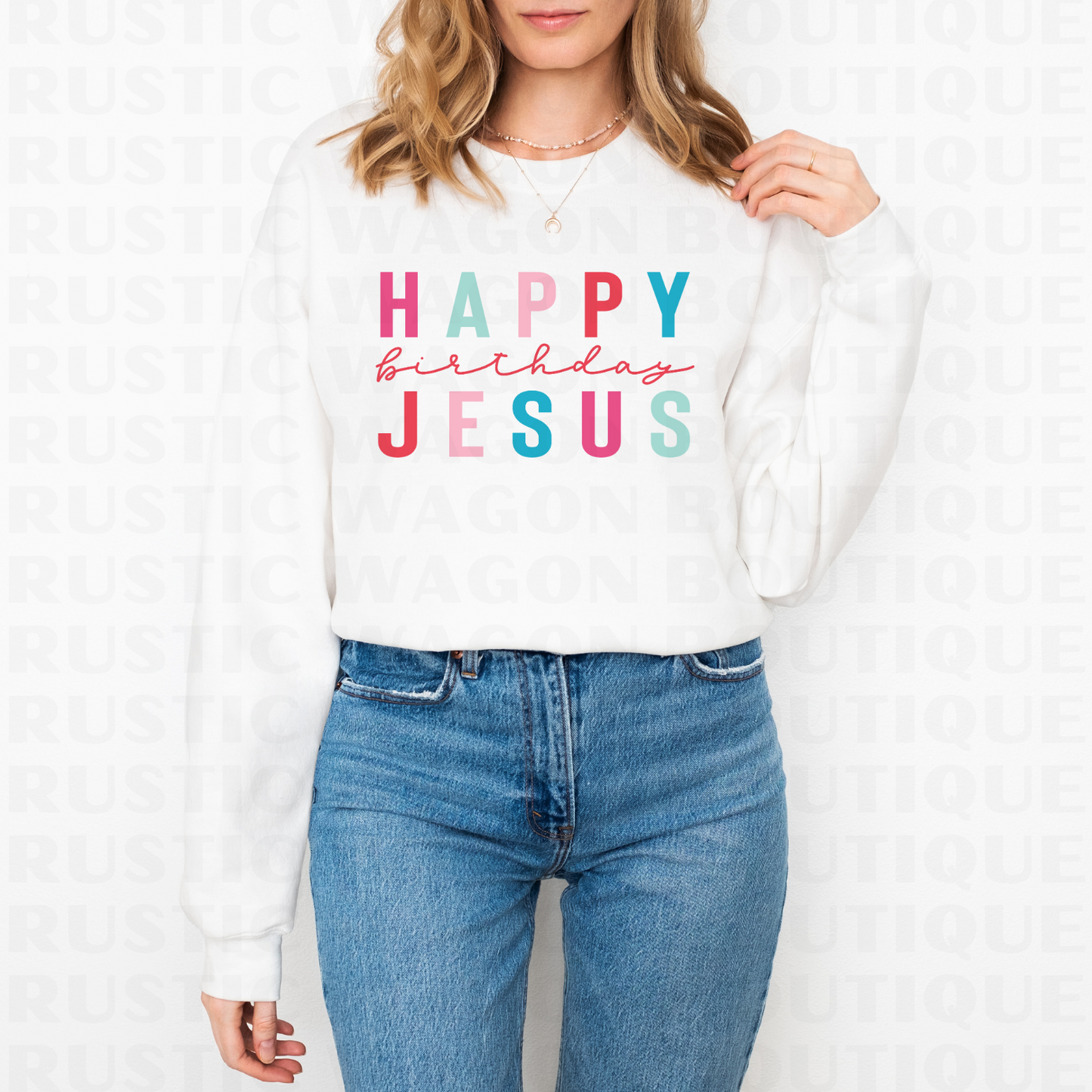 Happy Birthday Jesus || Graphic Crewneck + Tee