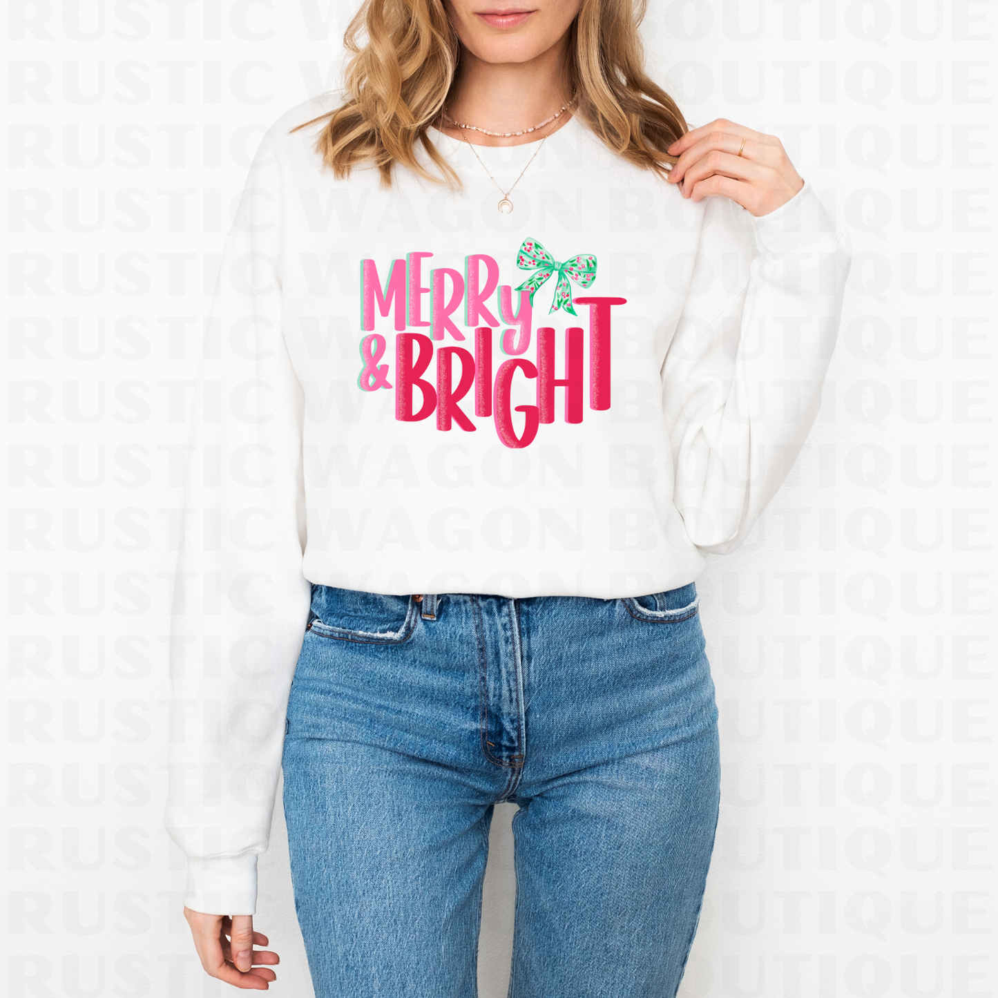 Coquette Merry & Bright || Graphic Crewneck + Tee