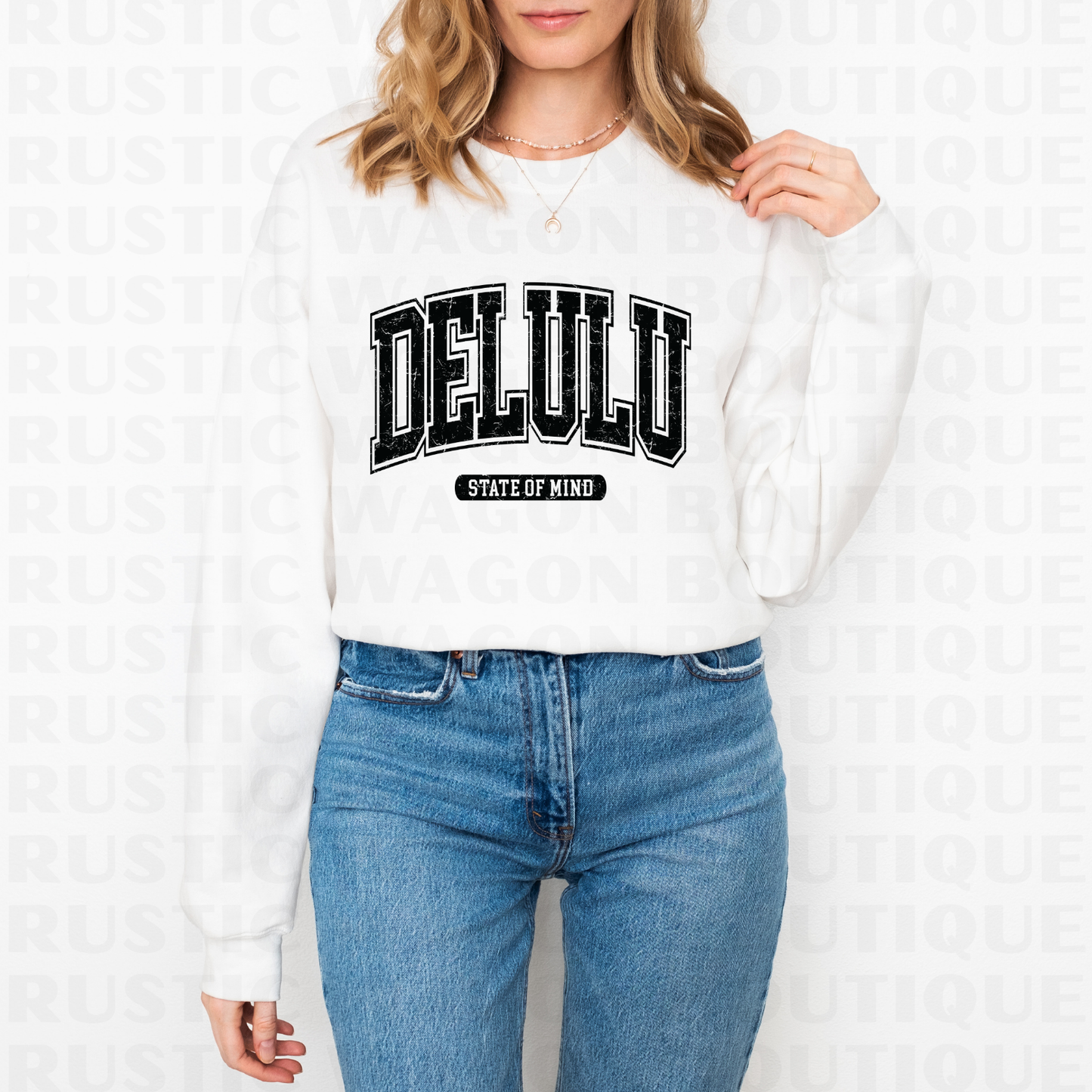 Delulu State Of Mind || Graphic Crewneck + Tee