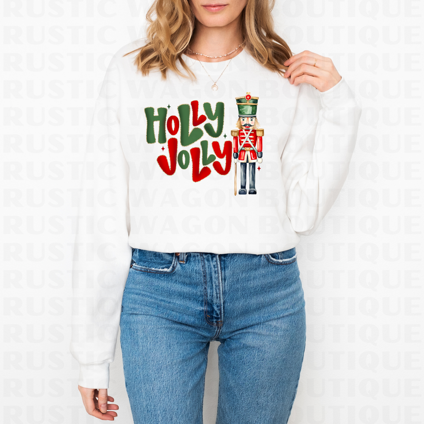 Holly Jolly Nutcracker || Graphic Crewneck + Tee