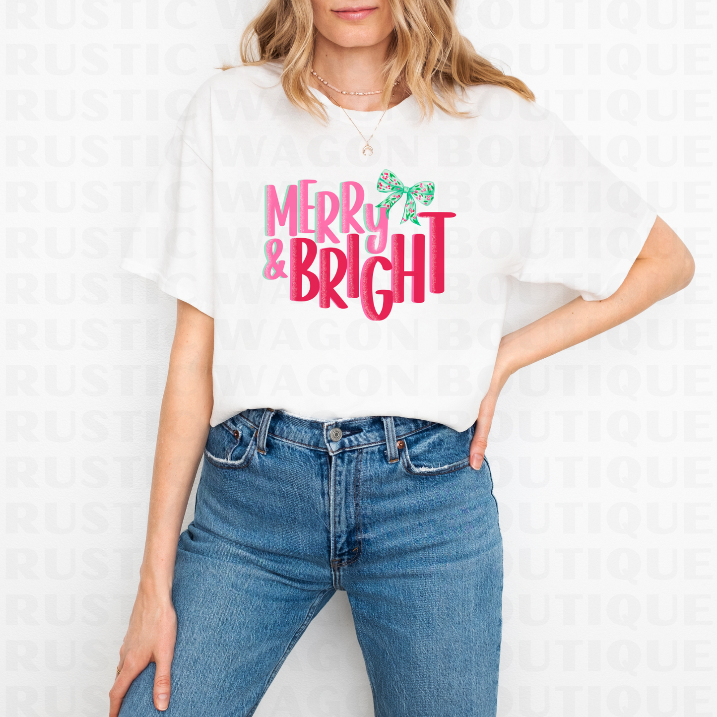 Coquette Merry & Bright || Graphic Crewneck + Tee