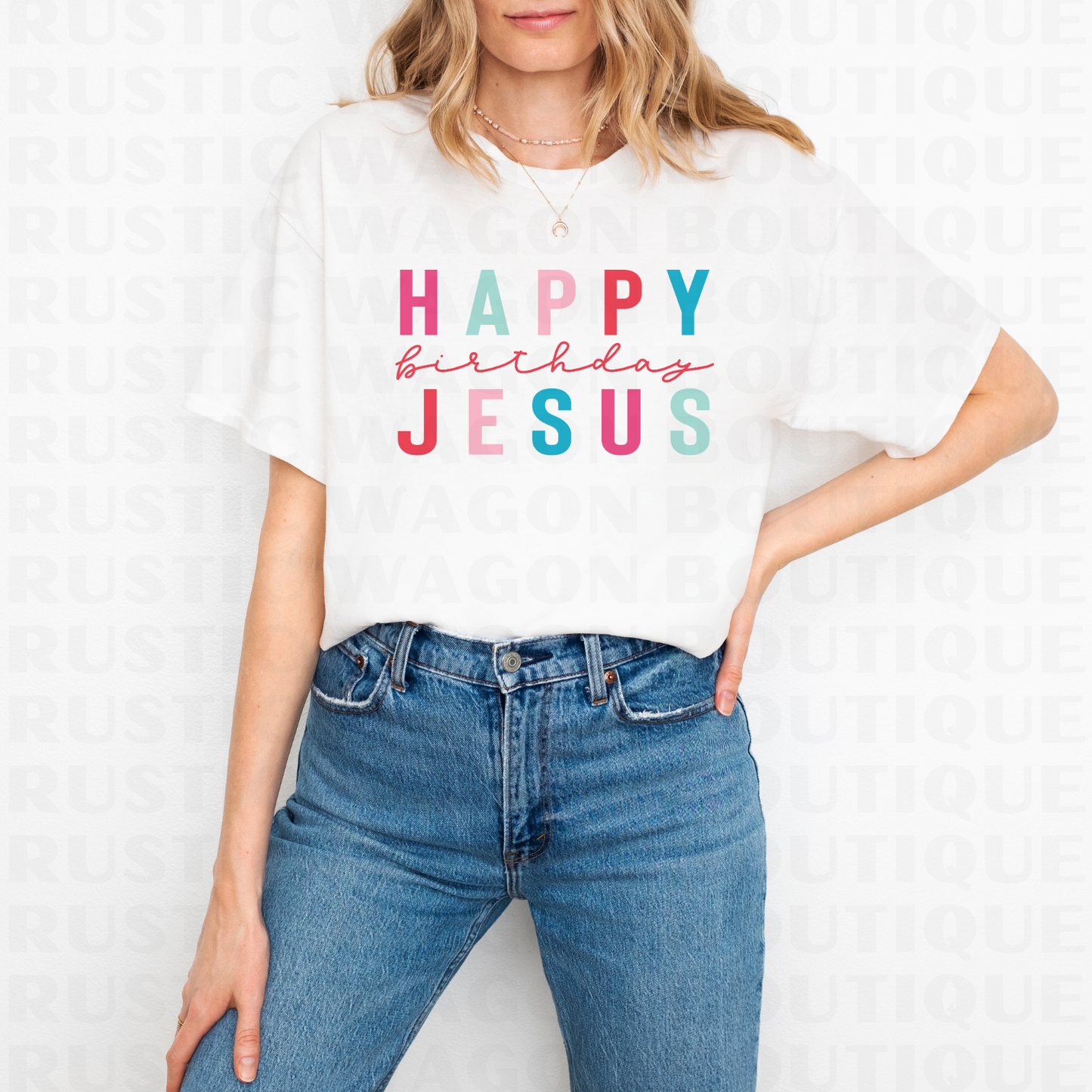 Happy Birthday Jesus || Graphic Crewneck + Tee