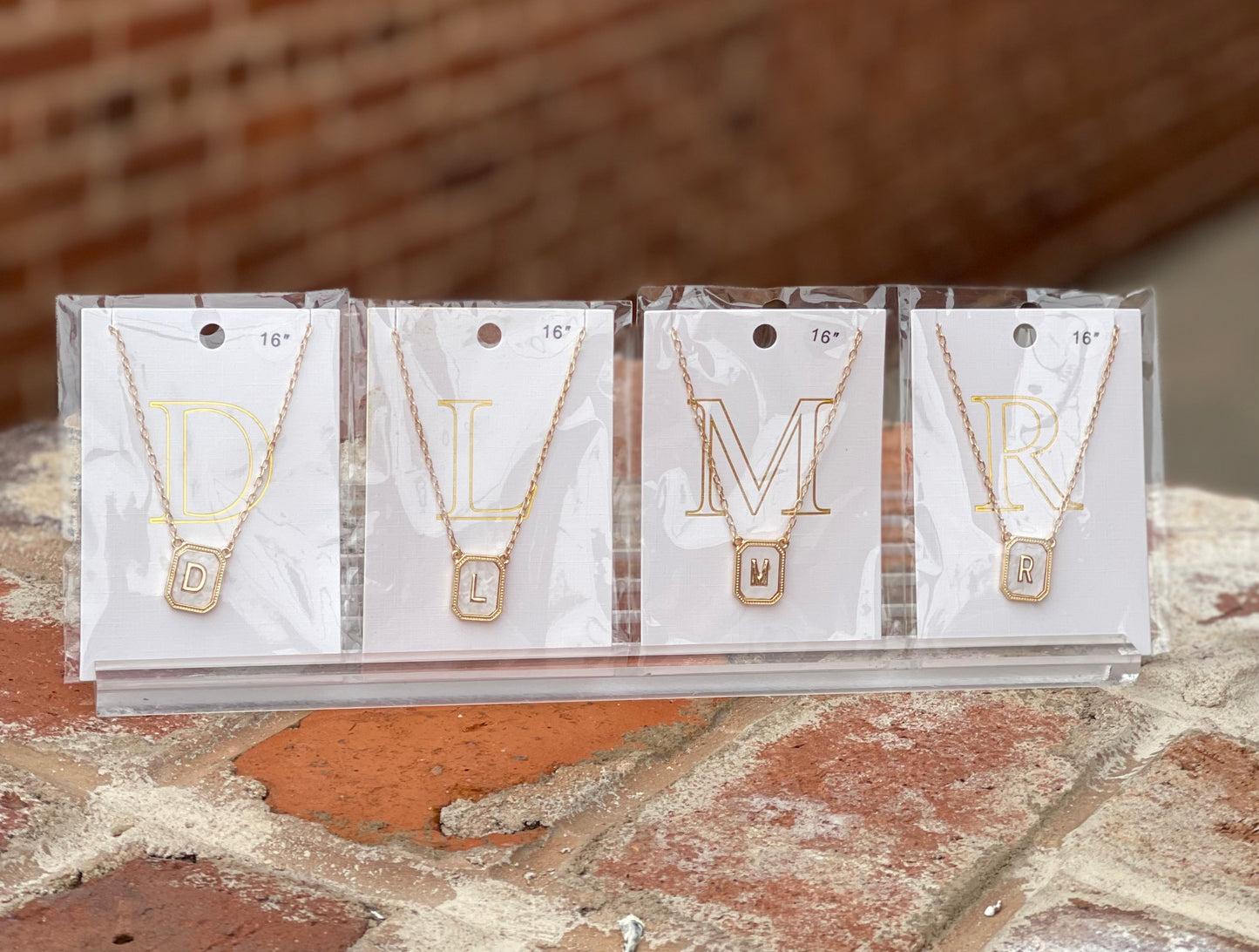 Wild Soul // Gold Initial Necklaces