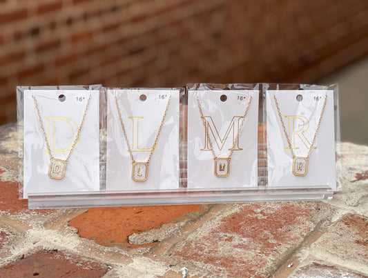 Wild Soul // Gold Initial Necklaces