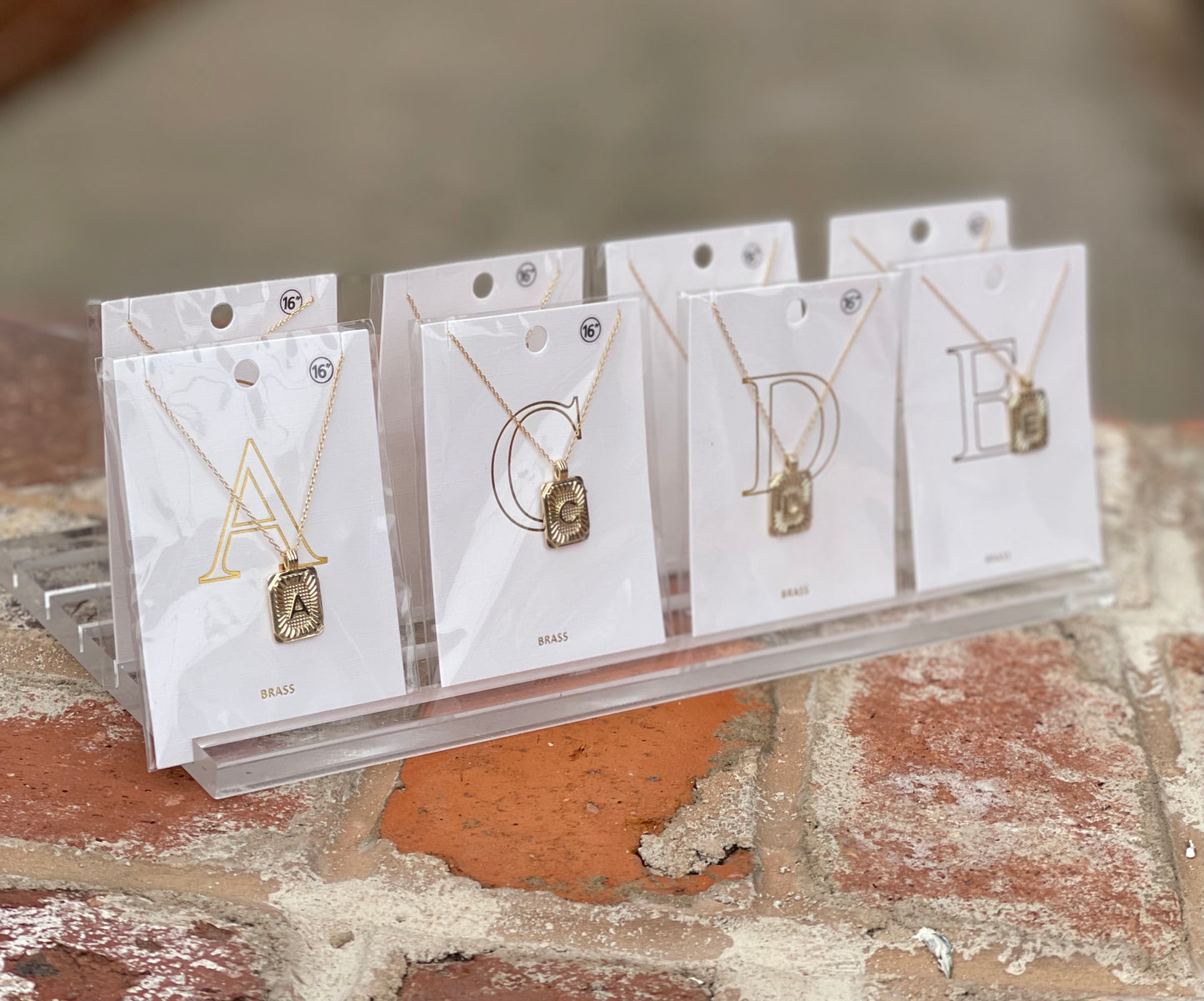 Sweet Memories // Gold Initial Necklaces